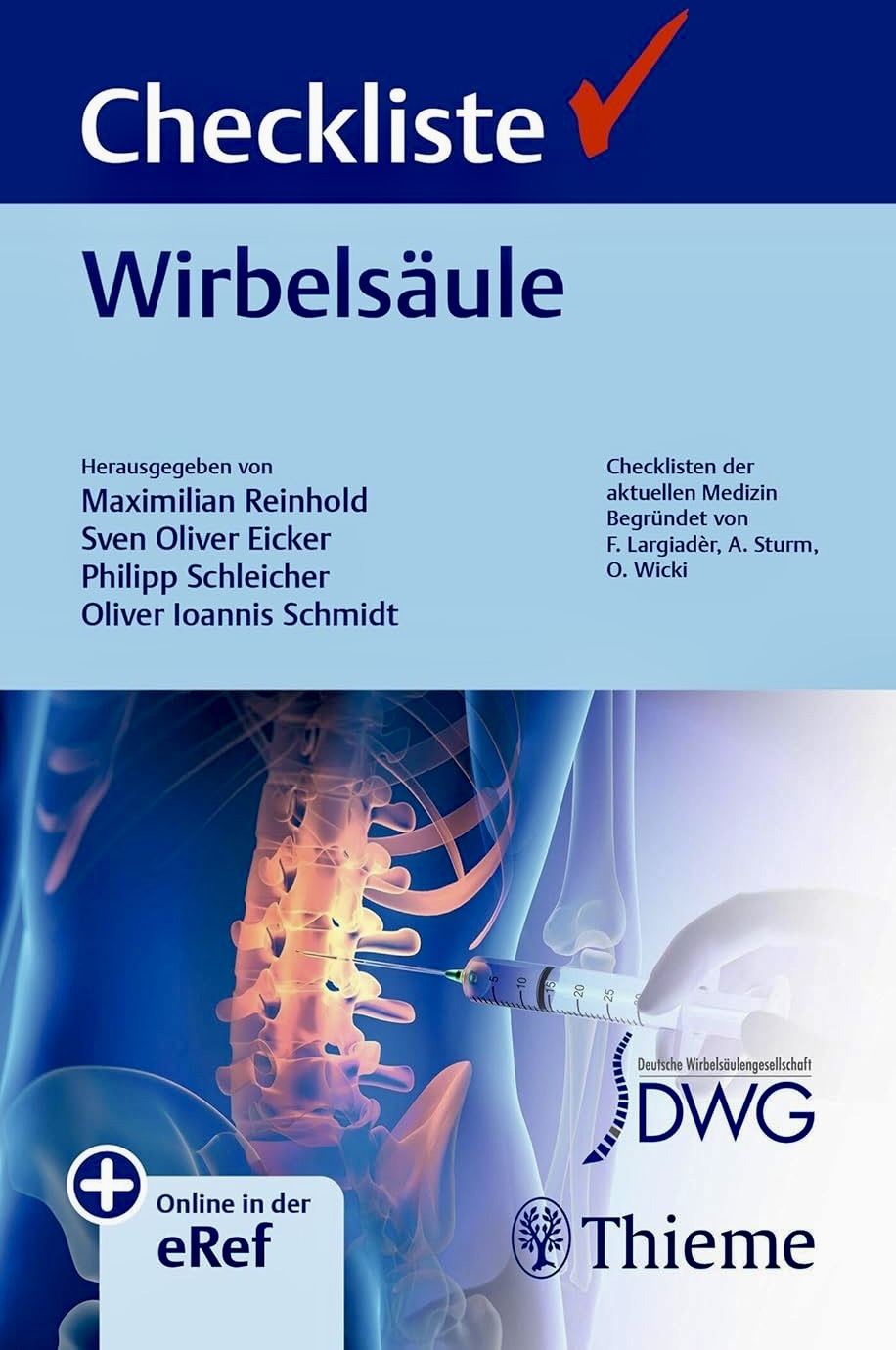 Checkliste Wirbelsäule (Checklisten Medizin)